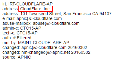 Cloudflare的IPV6地址被污染